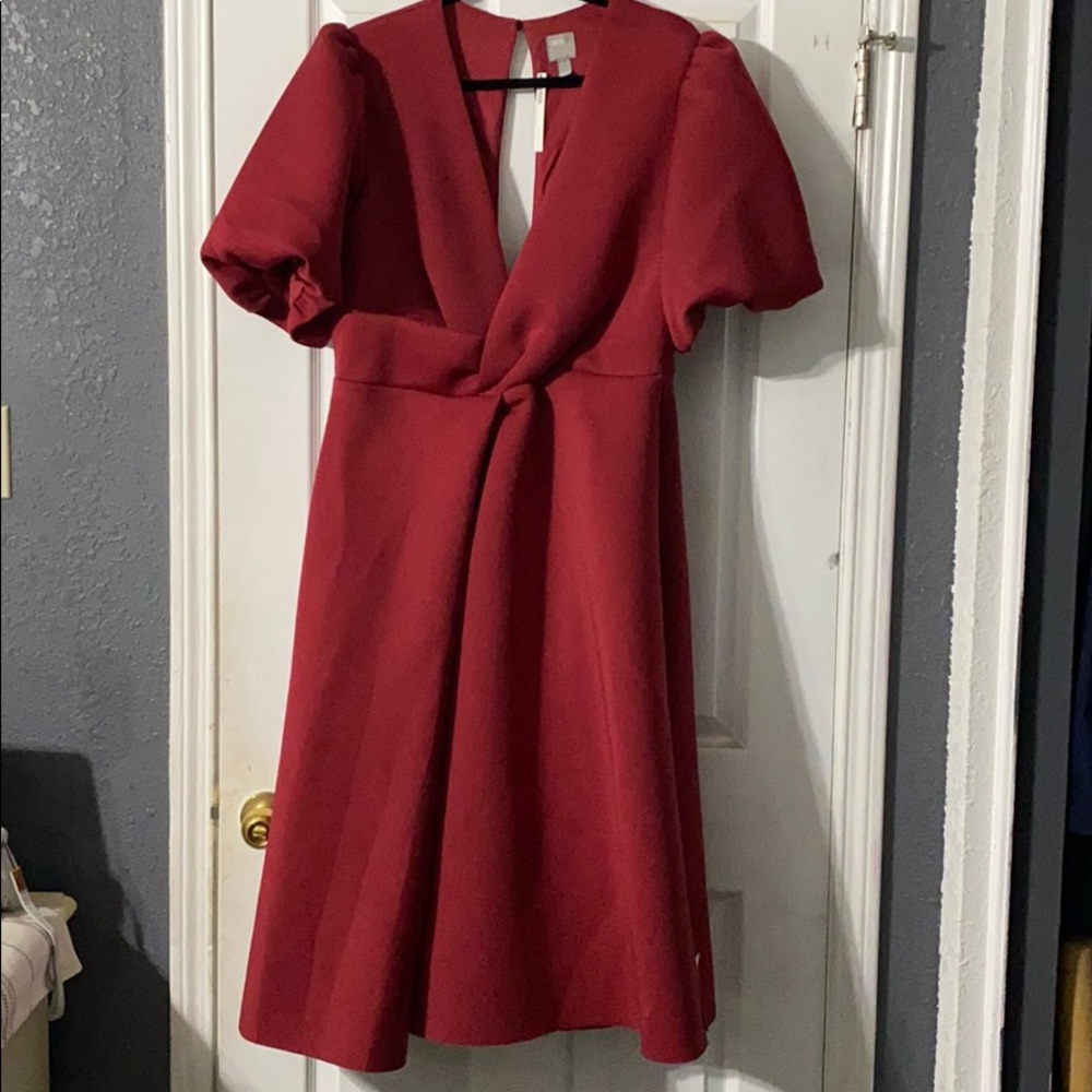 Beautiful Red Midi dress.